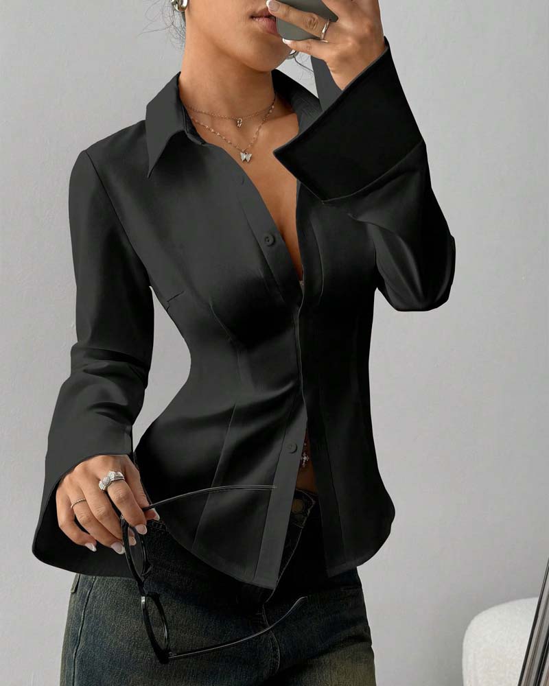 Women's Elegant Slim-Fit Blouse
