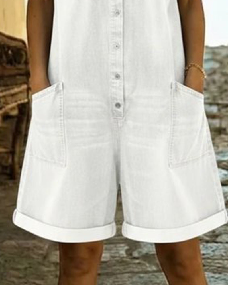 Short Sleeve Jumpsuits