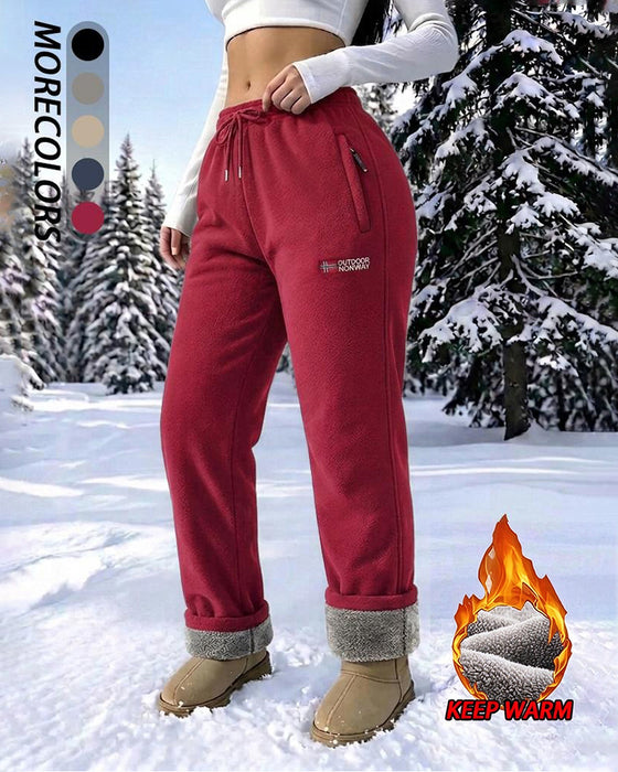 Warm Fleece Pocket Pants