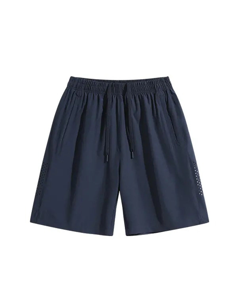 Pocket Drawstring Athletic Casual Shorts