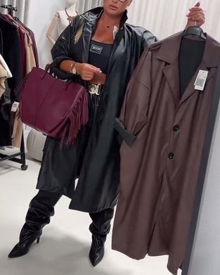 Street Fashion Lapel Coat