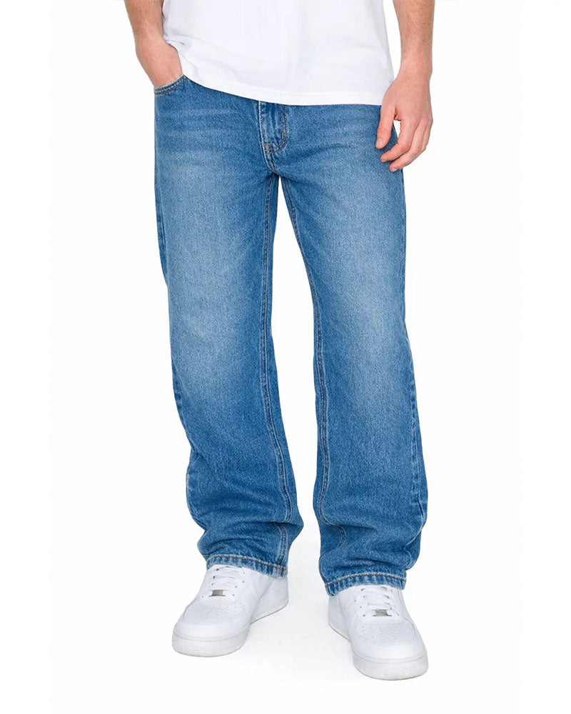 Men's All Match Solid Color Denim Pants