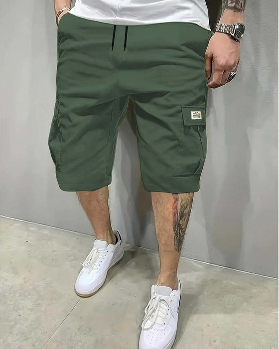 Men's Mid Waist Drawstring Shorts
