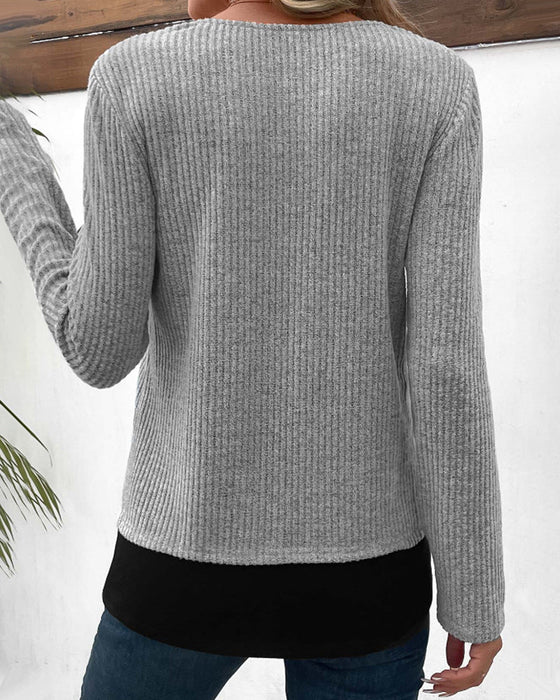 Layered Long Sleeve Tops