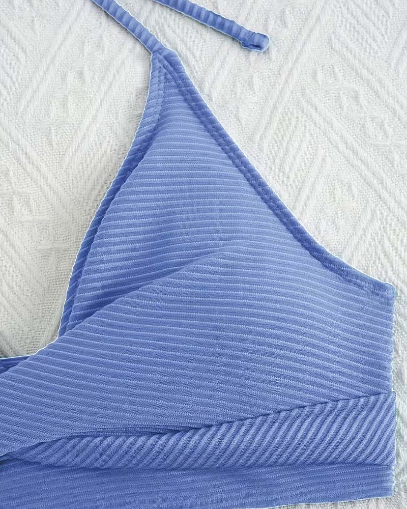 Halter High Waist Bikini
