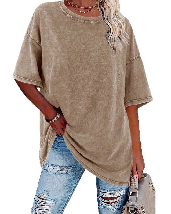 Loose Fit Casual Short Sleeve T-Shirt