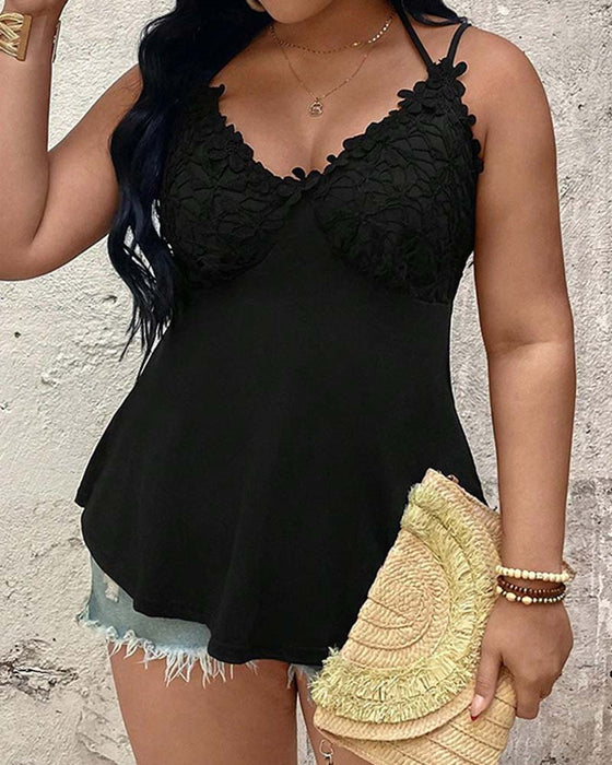 Lace Casual Cami Top
