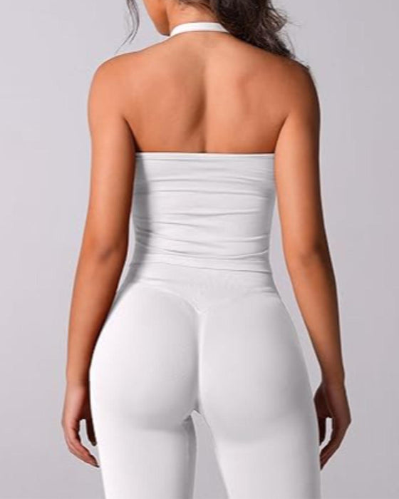 Casual Built In Bra Cami Top