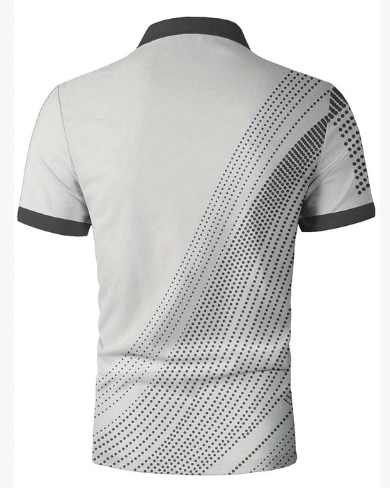 Men's Casual Lapel T-Shirt