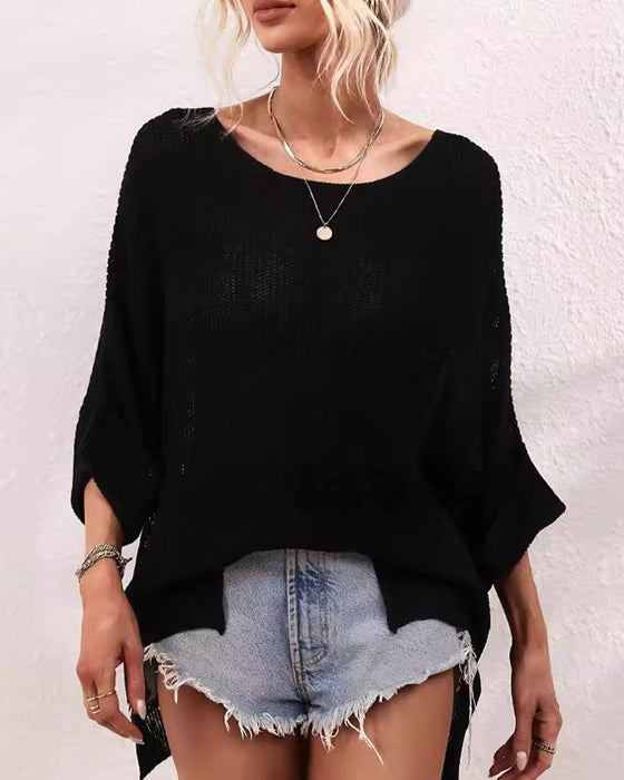 Solid With Pocket Pullover