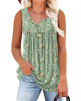 Floral Sleeveless Tank Top