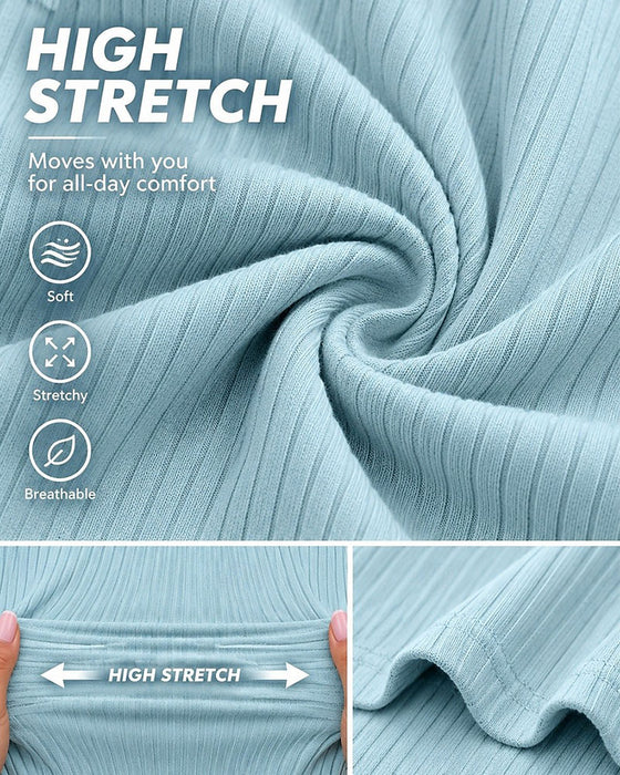 Hooded Zip Ribbed Pocket Top