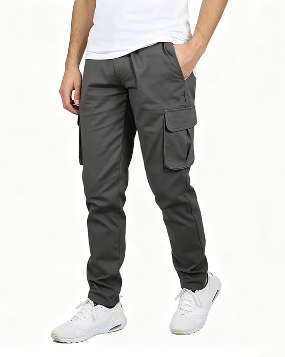 Straight Multi-Pocket Cargo Pants