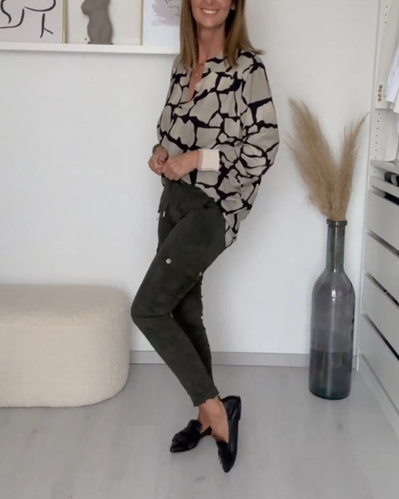 Casual Pants with Pockets