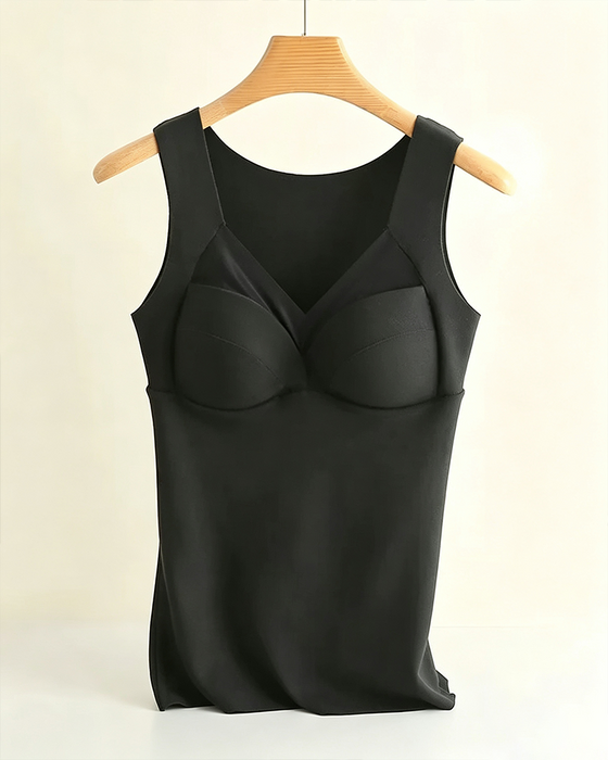 One-Piece Padded Warm Tank Top