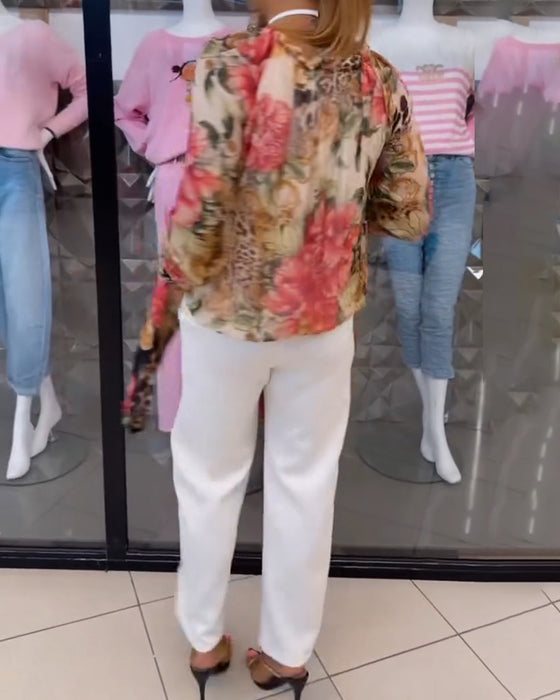 Casual Straight Bootcut Pants