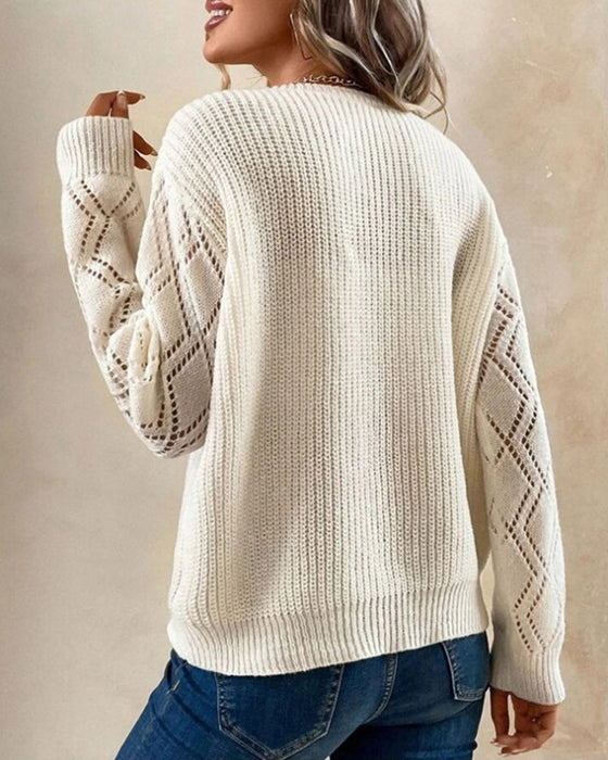 V neck elegant sweaters
