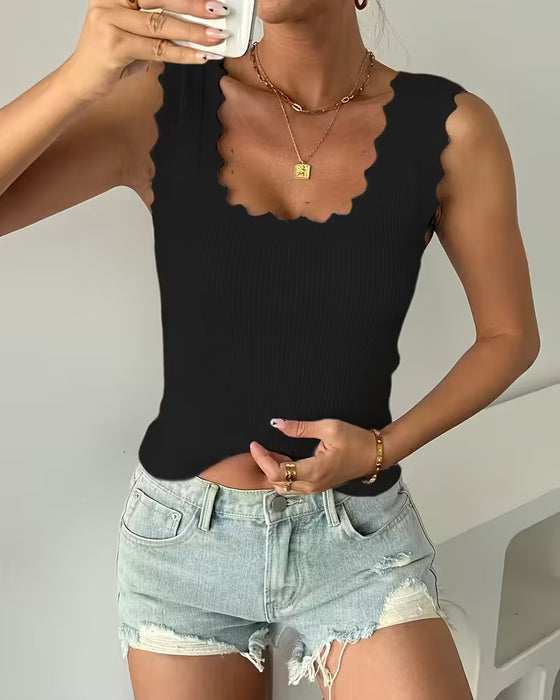 U-neck Tank Top